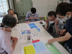 グループで検討をしている様子