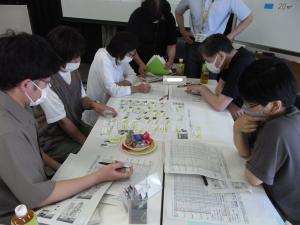 真剣に取り組み様子