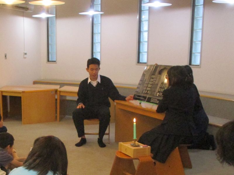 高校生のおはなし会の様子3